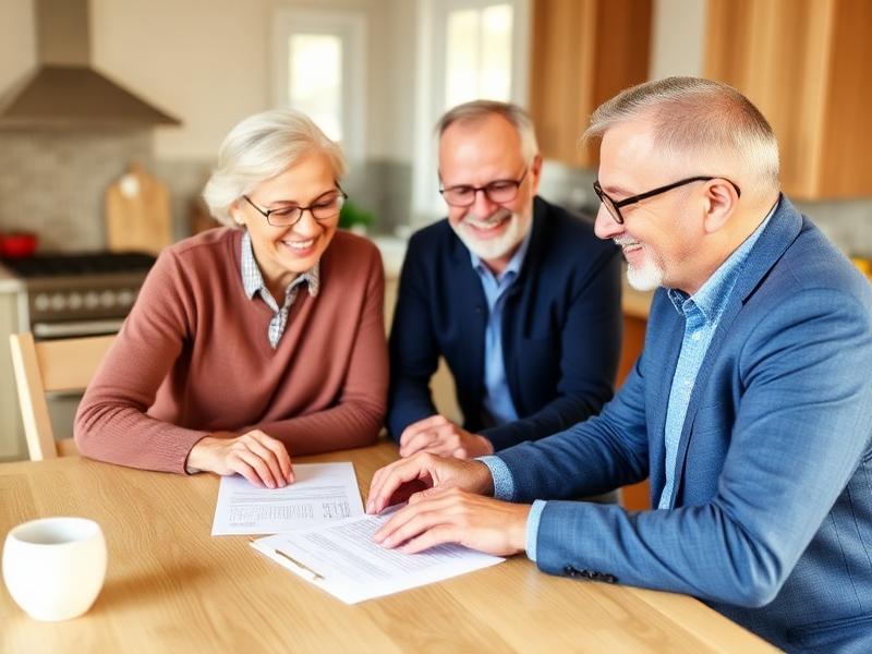 Independent advisor in Des Plaines reviewing plan options with a couple